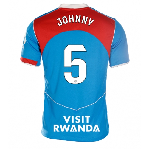 Billige Fotballdrakt Atletico Madrid Johnny Cardoso #5 Replika Tredjedrakt Dame 2025-26 Kortermet Billige Fotballdrakt Atletico Madrid Johnny Cardoso #5 Replika Tredjedrakt Dame 2025-26 Kortermet